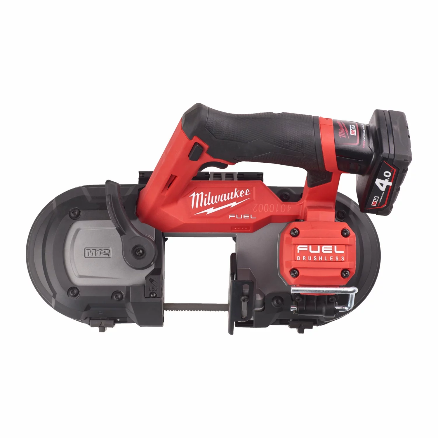 Milwaukee M12 FBS64-402C 12V Li-Ion accu bandzaagmachine set (2x 4,0Ah) in koffer - 64mm - koolborstelloos-image