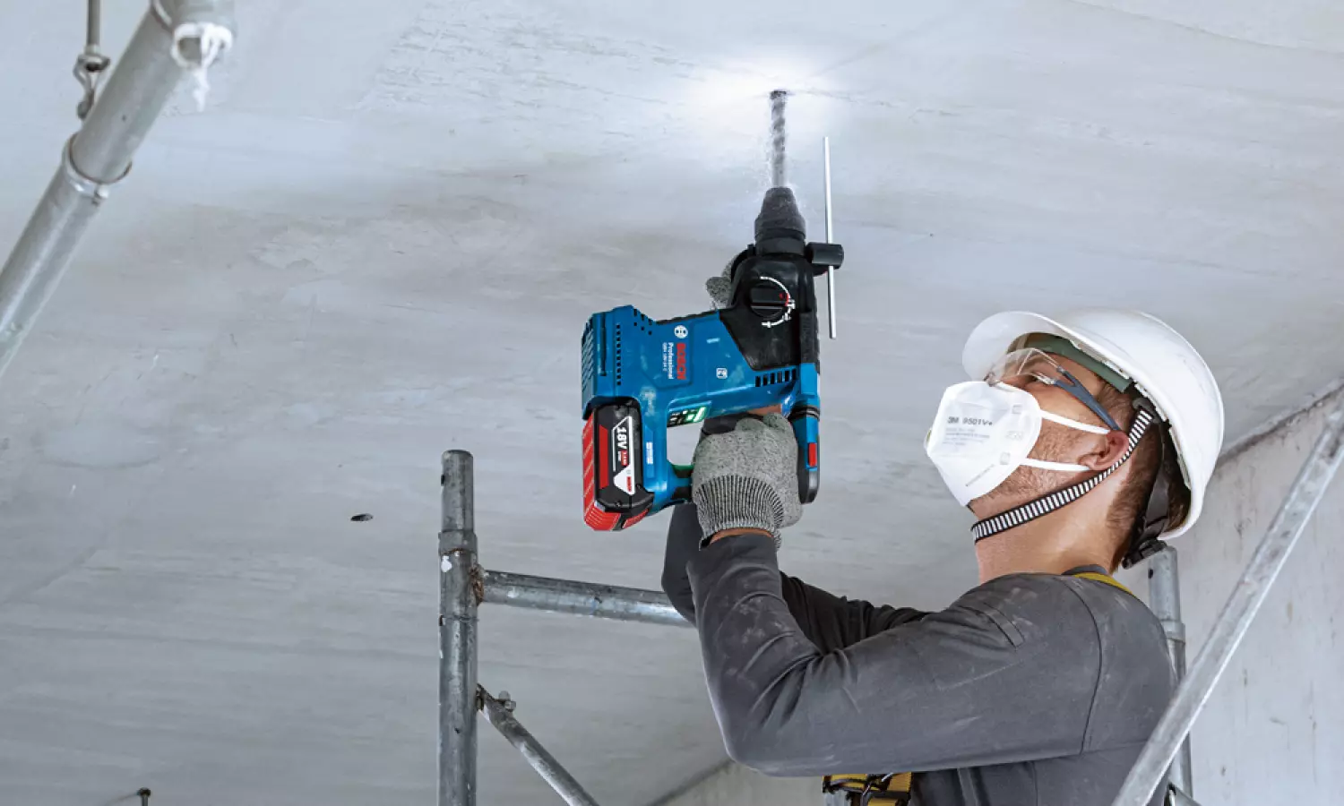 Bosch GBH 18V-24 C 18V Li-ion Accu SDS-Plus boorhamer body in L-Boxx - 2,4J - 30mm-image