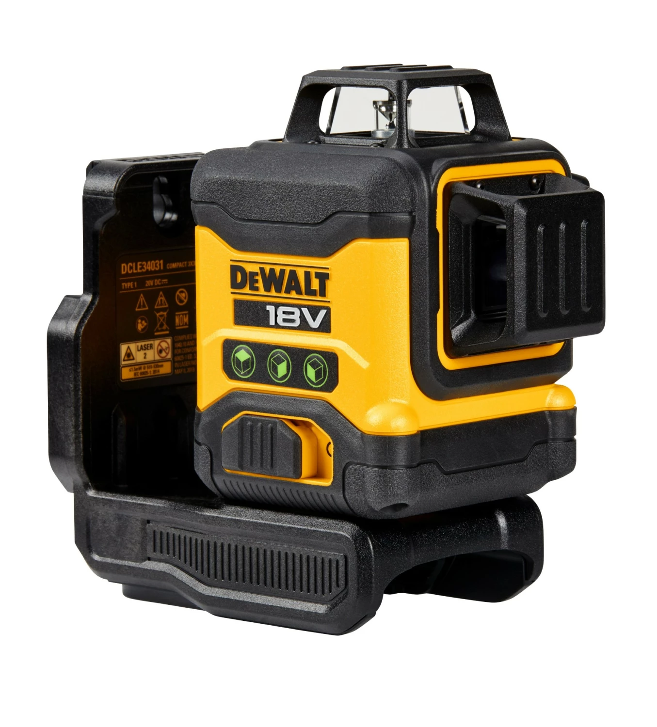 DeWALT DCLE34031N-XJ 18V Li-ion Accu Zelfnivellerende Kruislijnlaser body - 3x360° - Groen-image