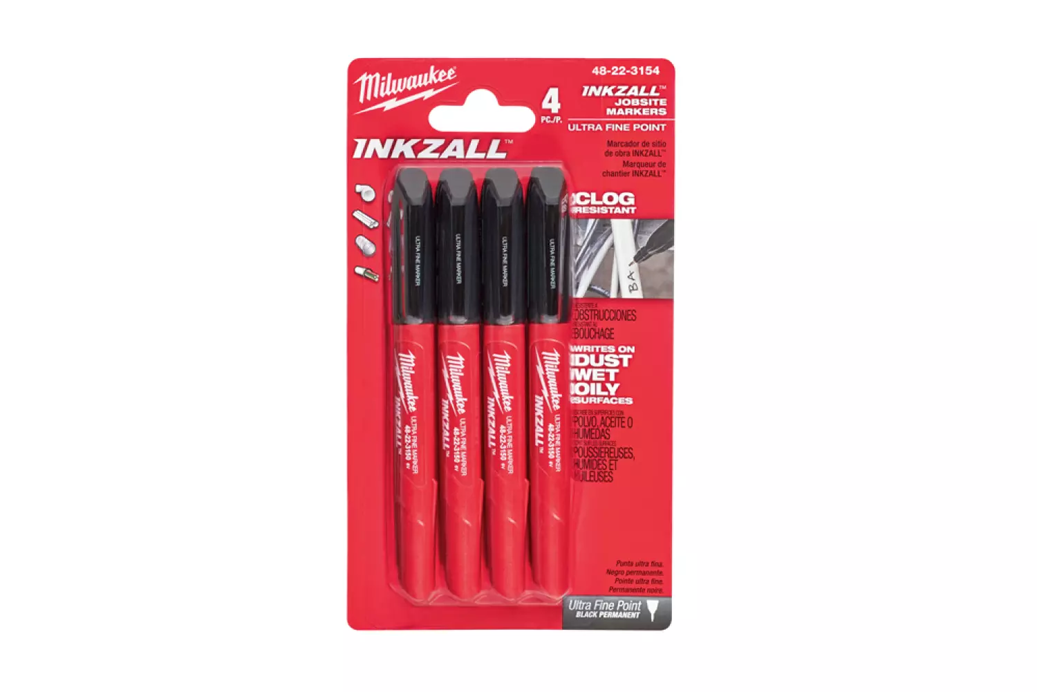 Milwaukee 48223154 Marqueur - Qté.: 4pièces-image