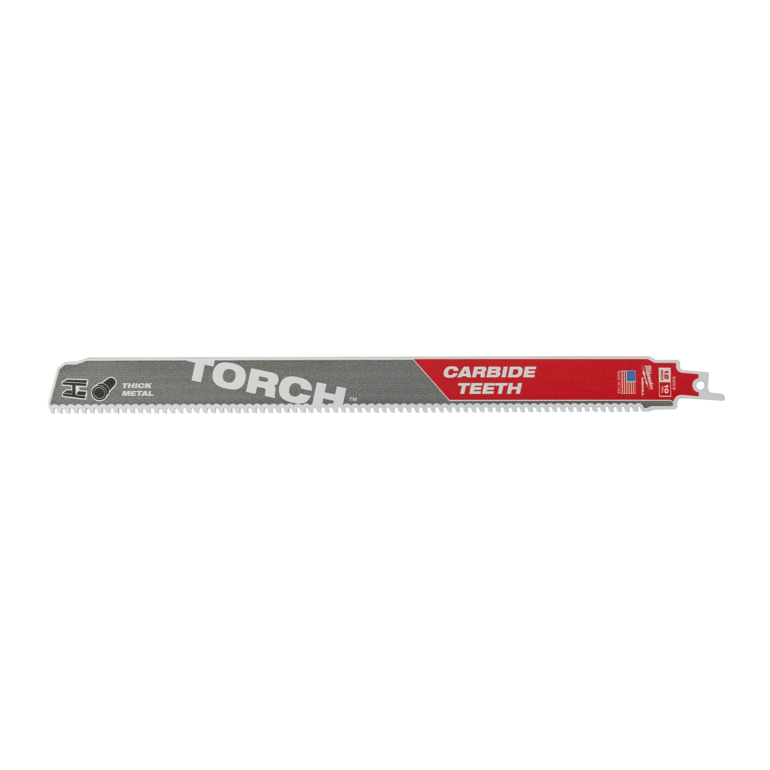 Milwaukee 48475253 Sawzall Reciprozaagblad TCT TORCH Carbide - 300 x 10TPI - metaal-image