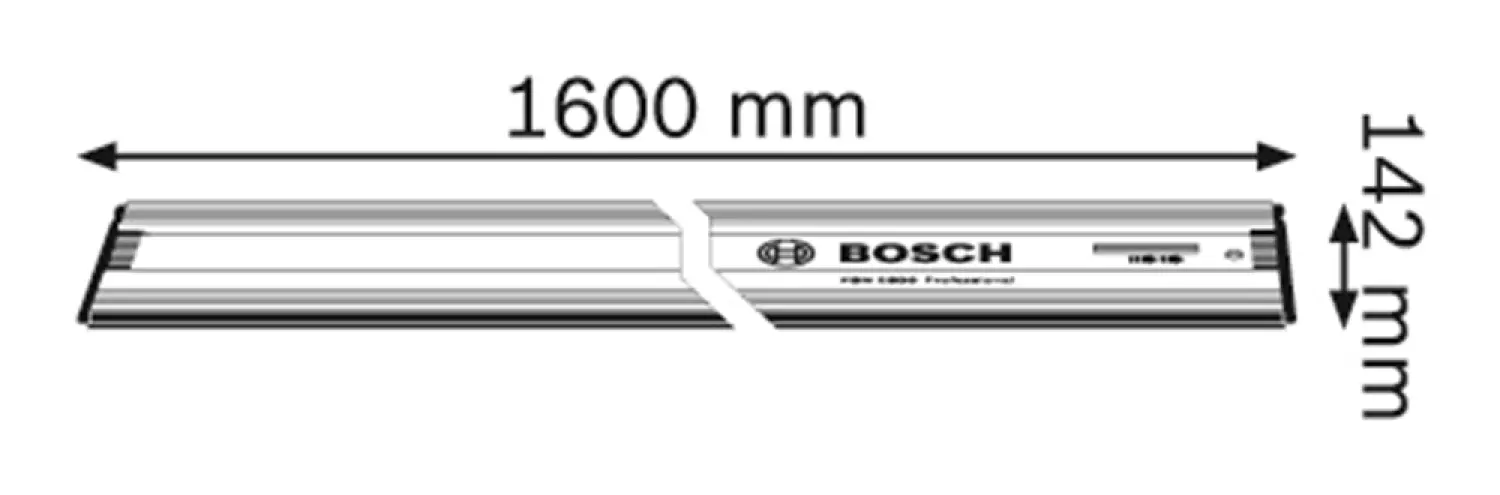 Bosch FSN 1600 liniaal geleiderails - 1600 mm-image