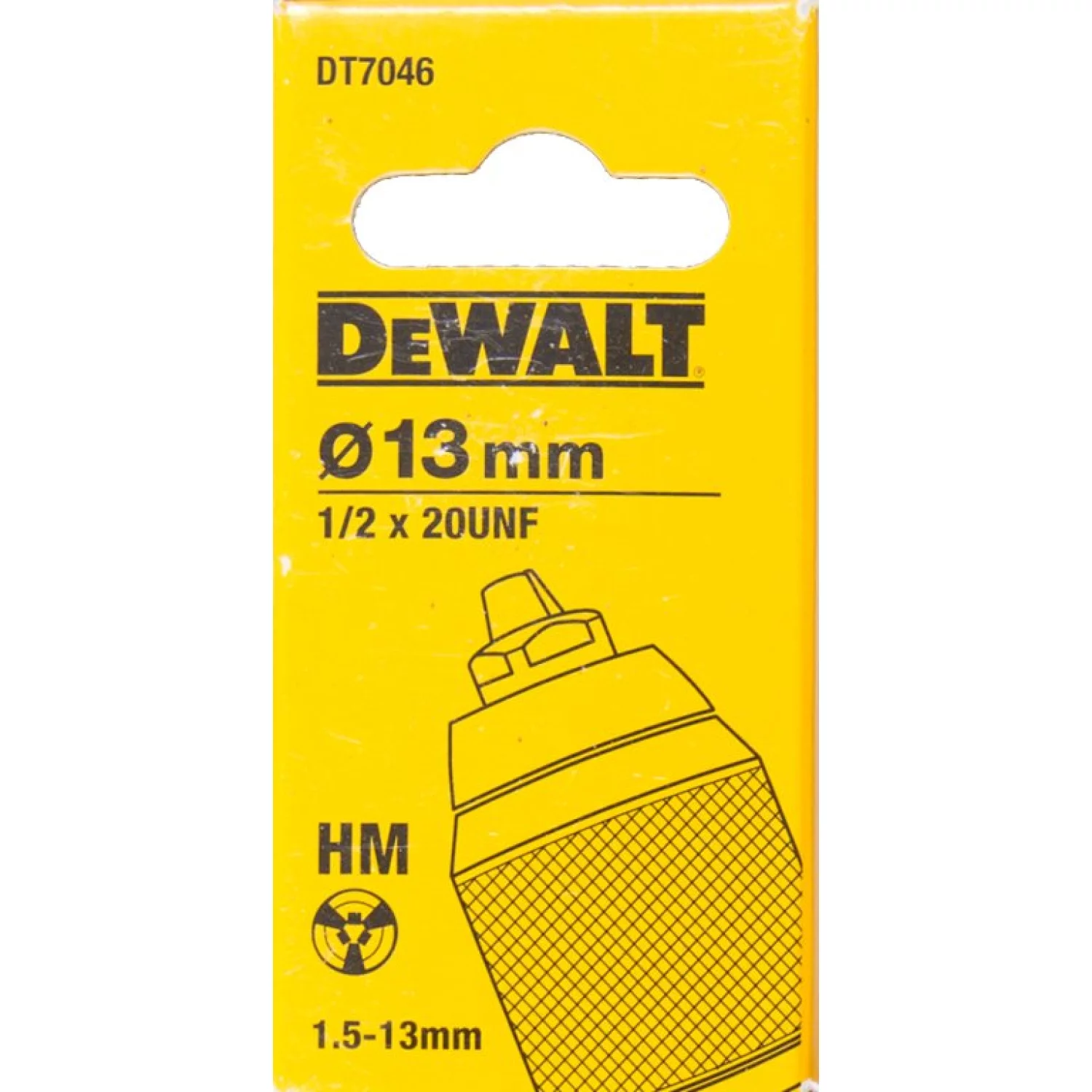 DeWALT DT7046-QZ snelspanboorhouder 1,5mm-13mm 1/2x20UNF-image