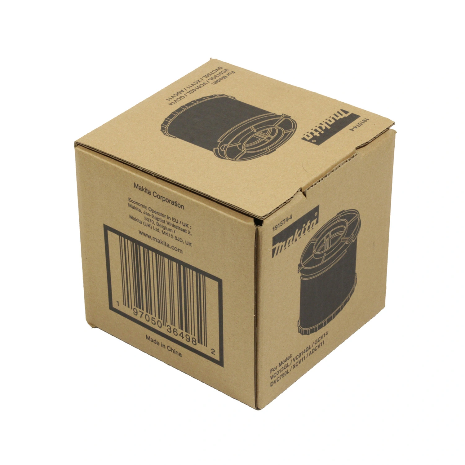 Makita 1915T4-4 natte filter voor VC013G en VC014G