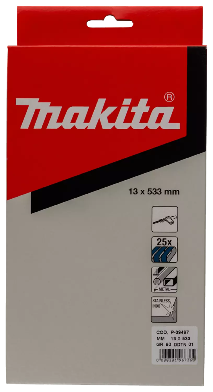 Makita P-39497 Bande abrasive K60 533 x 13 Bleu-image