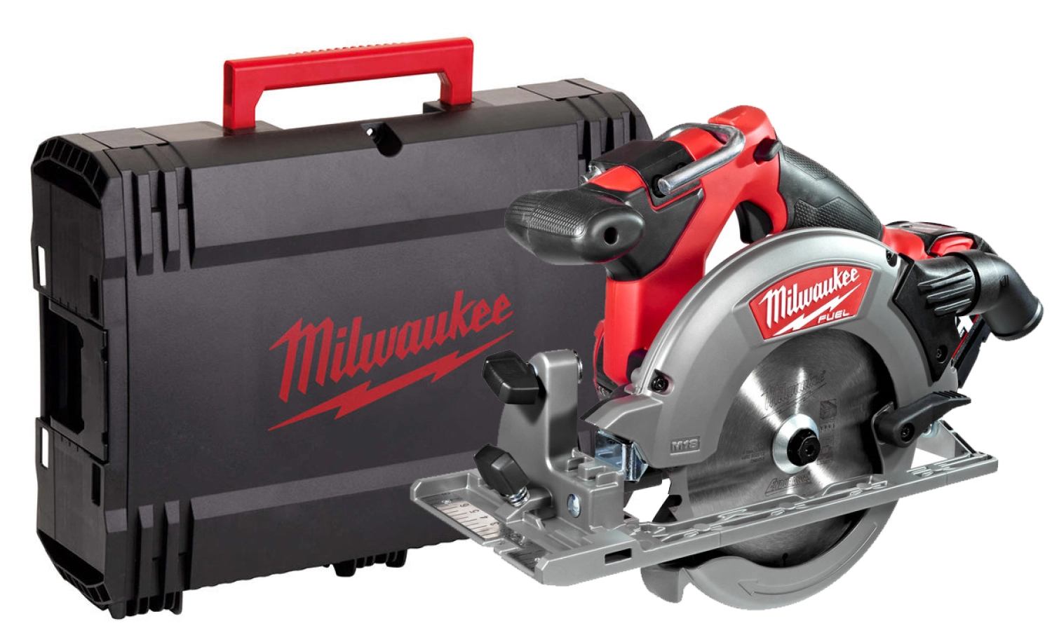 Milwaukee M18 CCS55-0X Scie circulaire sans fil Li-Ion 18V dans HD BOX - 165 mm - Moteur brushless - Machine seule-image