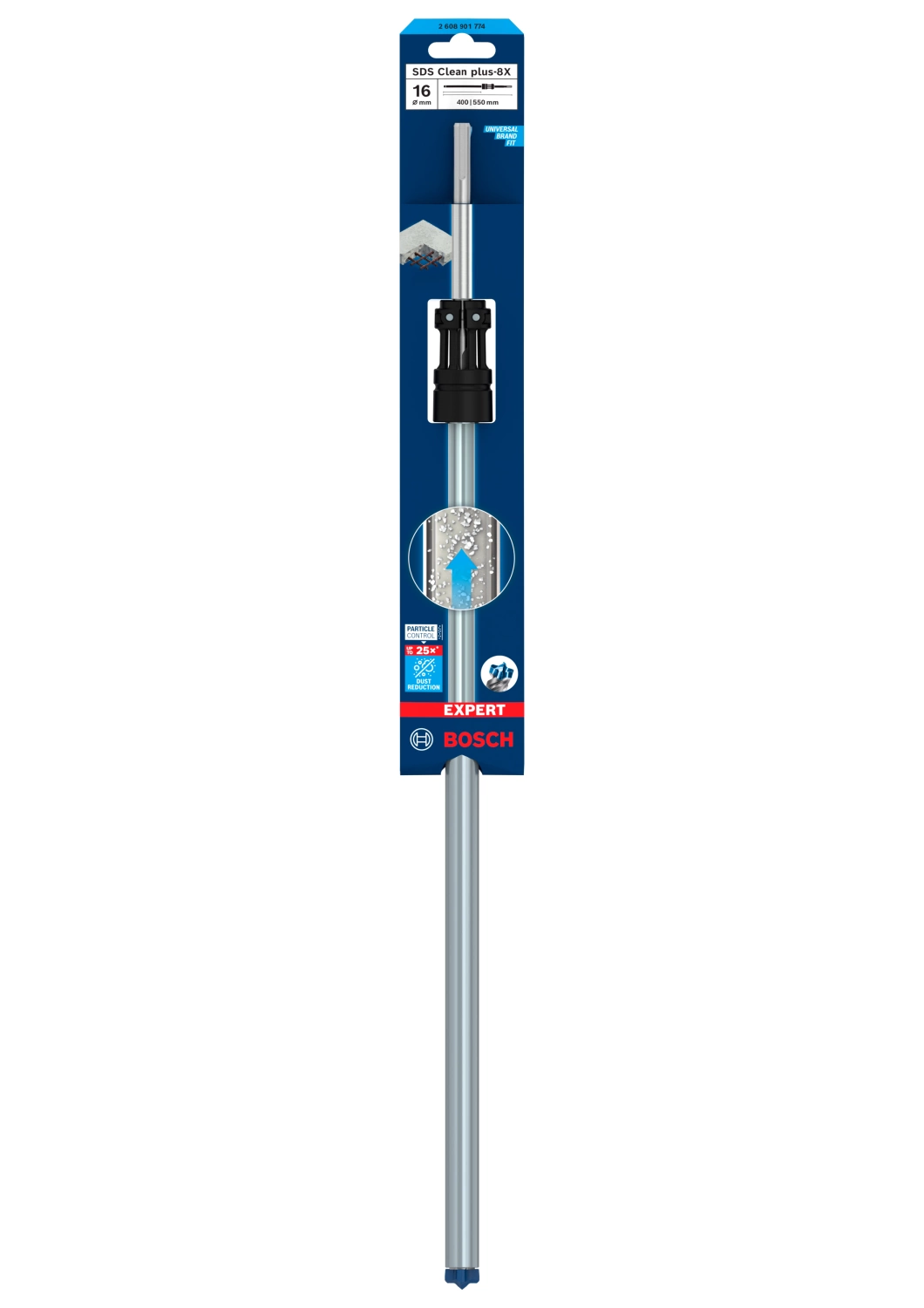 Bosch 2608901774 EXPERT Foret marteau SDS Clean SDS plus-8X - 16x400x550mm-image
