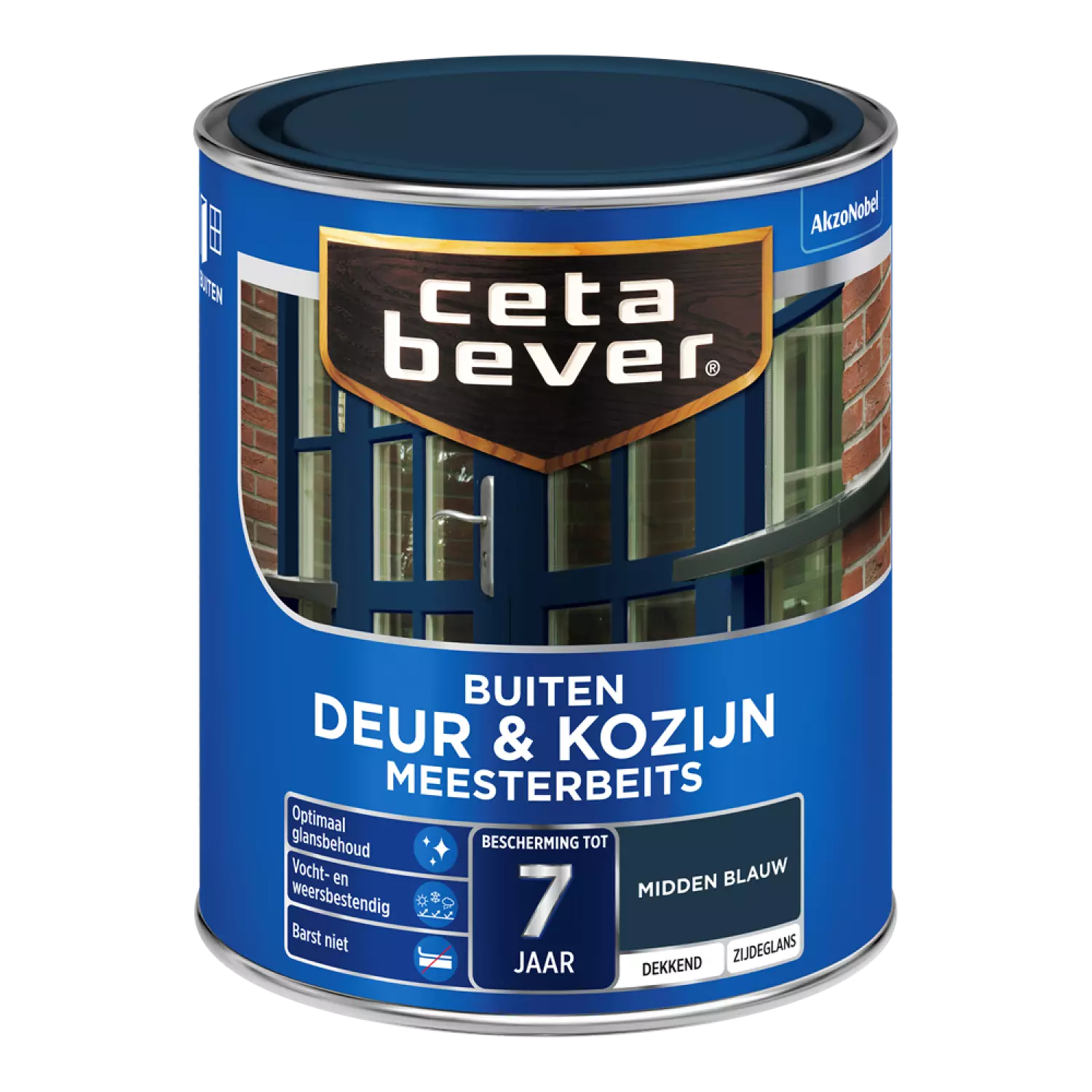 Cetabever Meesterbeits Deur En Kozijn Dekkend - Midden Blauw - 750ml-image