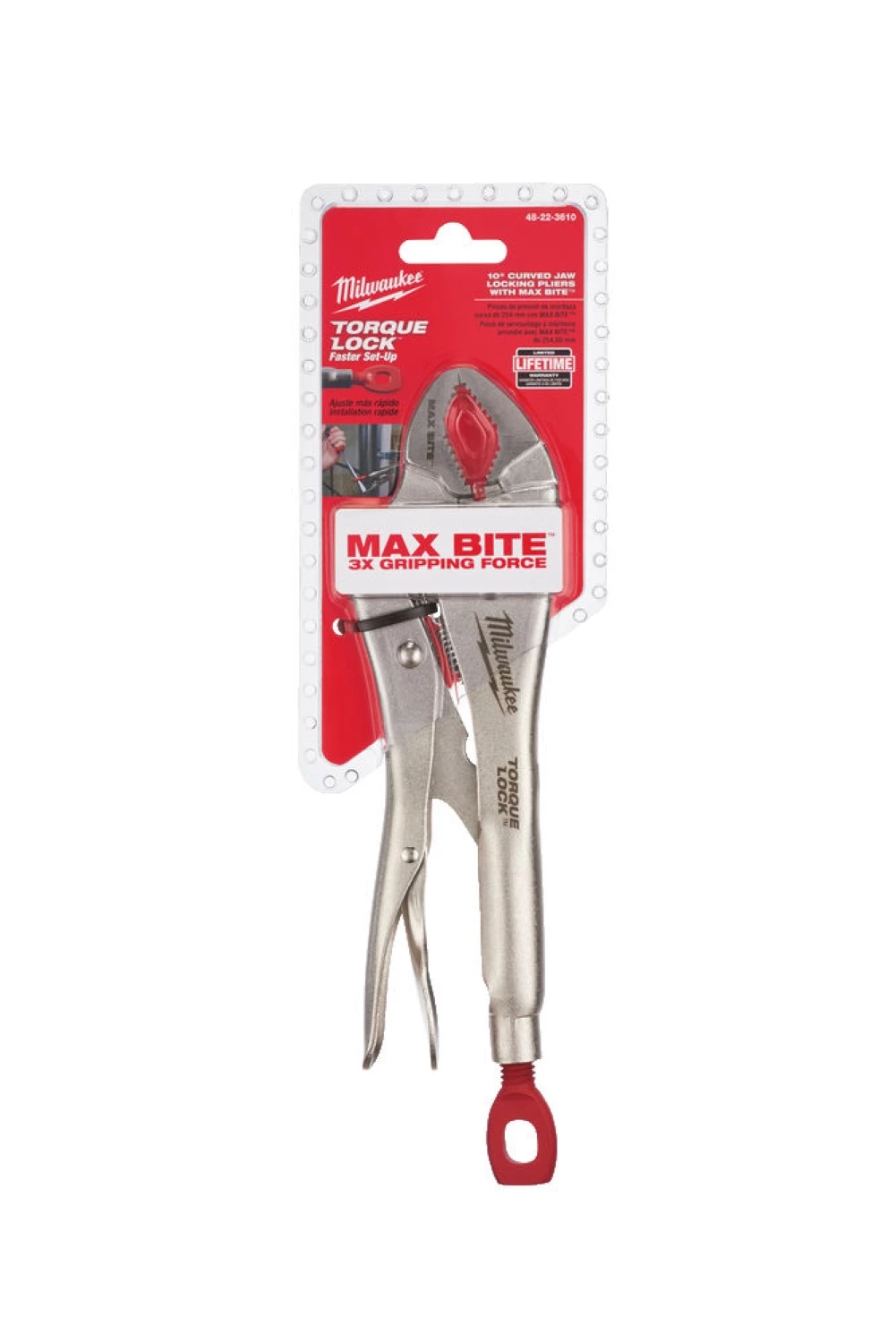 Milwaukee 48223610 Pince universelle TORQUE LOCK - droite & longue - 250mm-image
