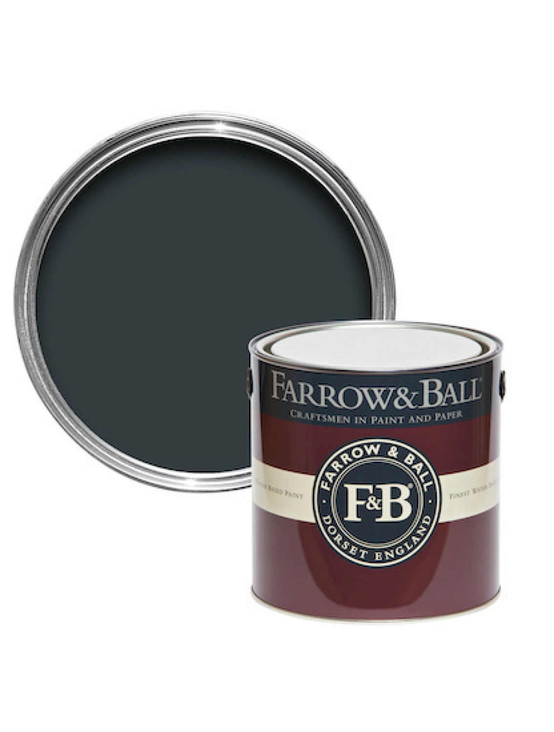 Farrow & Ball Exterior Eggshell Black Blue No. 95 - 750ml-image