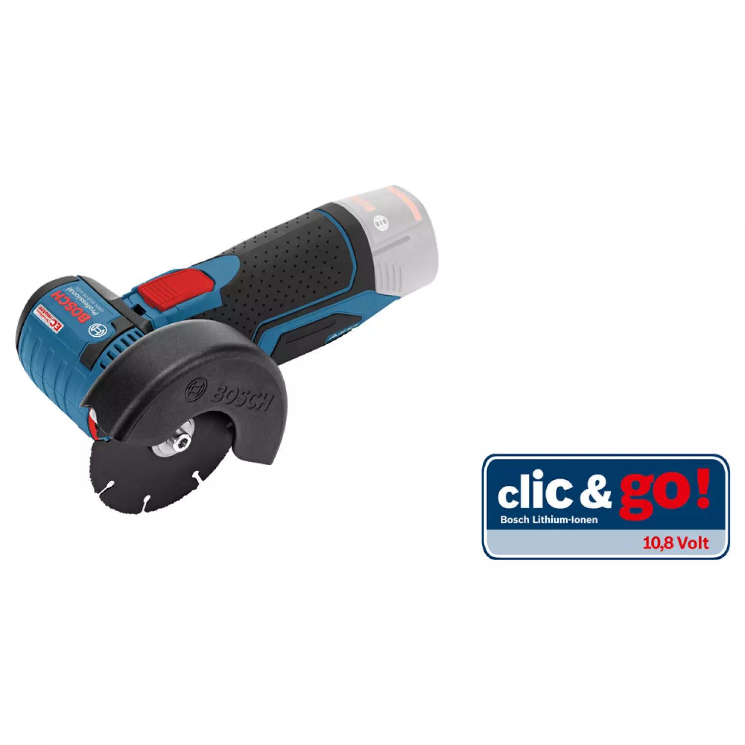 Bosch 06019F2000 - Meuleuse angulaire sans fil GWS 12V-76 C&G - machine seule-image