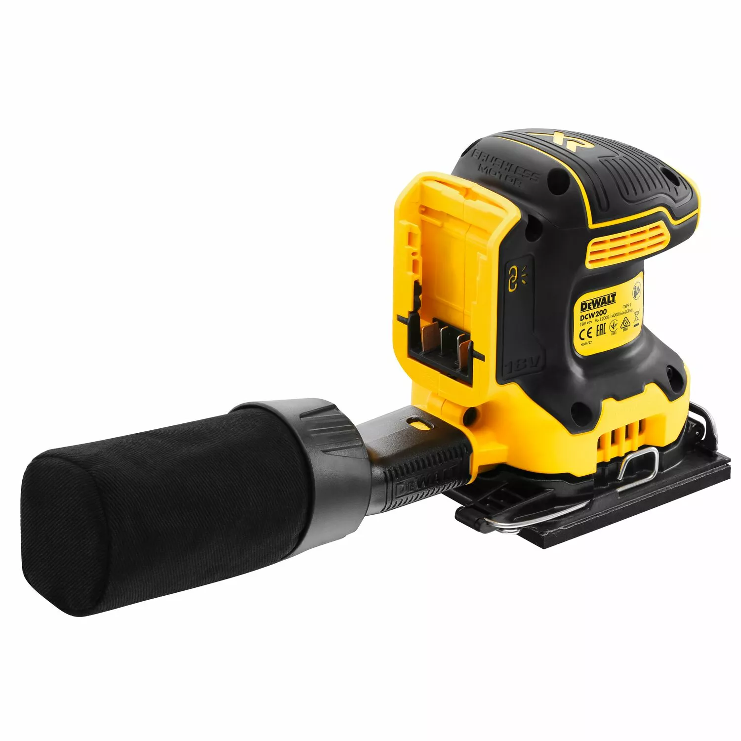 DeWALT DCW200P2-QW Ponceuse sans fil-image