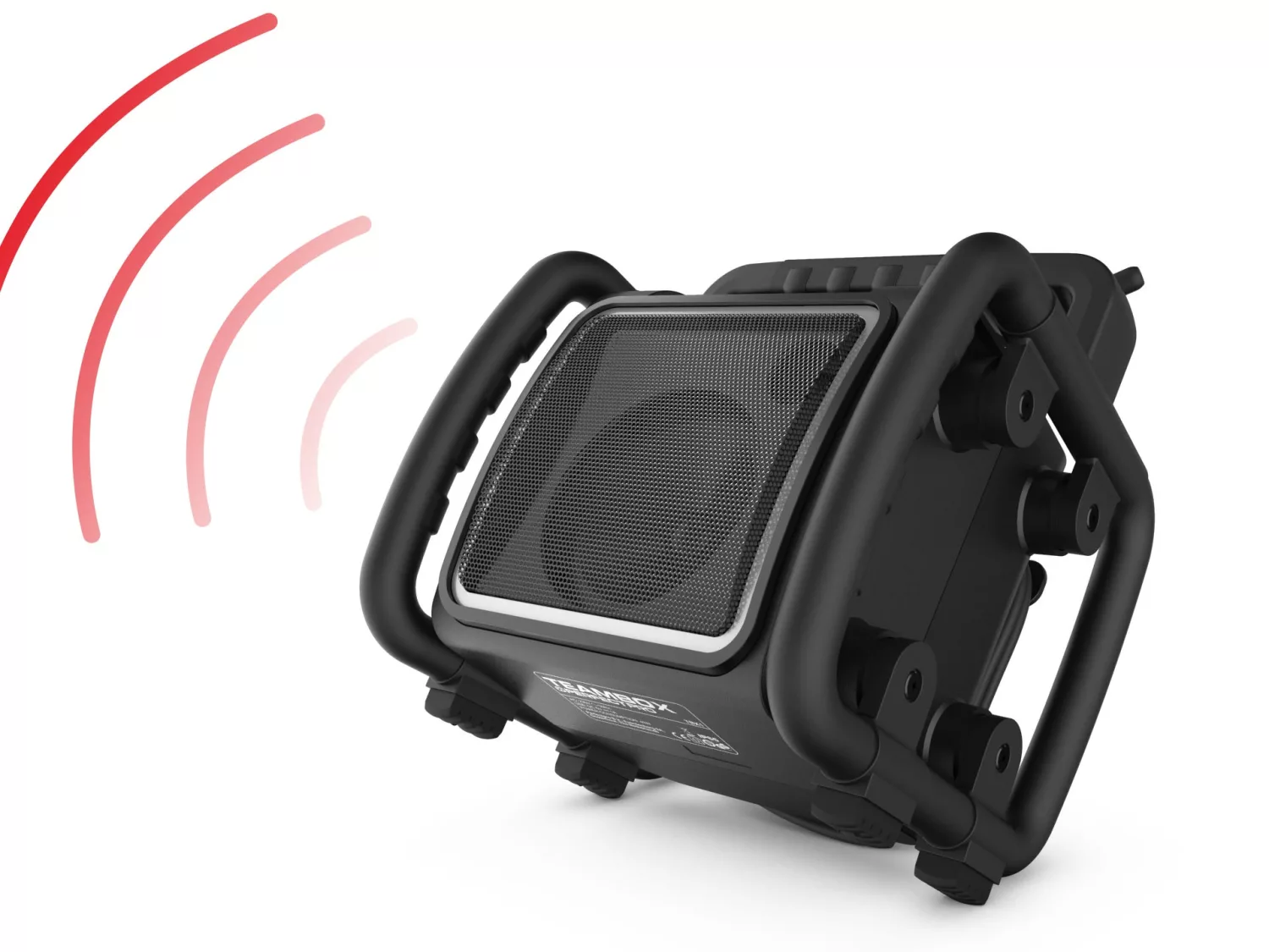 PerfectPro TEAMBOX TBX2 Bouwradio - FM RDS / DAB+ - AUX-in - bluetooth - oplaadbaar (ingebouwde lithium accu)-image