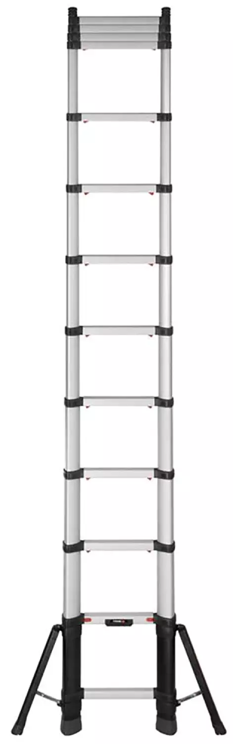 Telesteps 72241-781 Prime Line Telescoopladder - 4.1m - met stabilizer + 9190-209 verstelbare veiligheidsvoeten-image