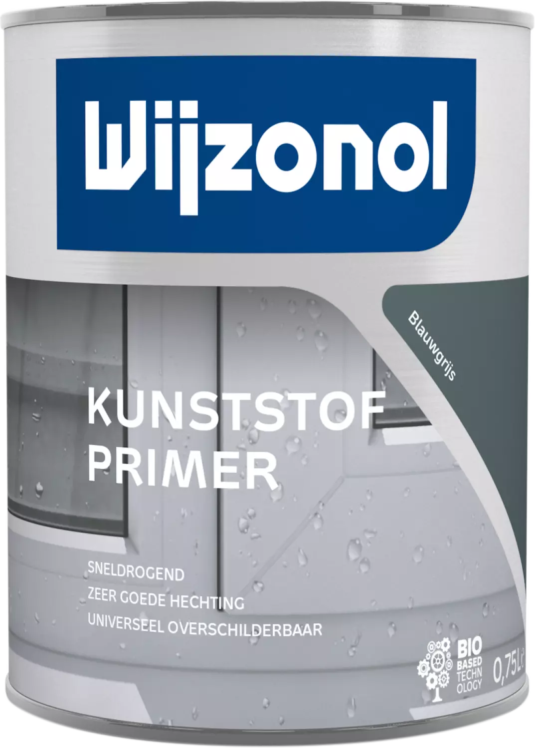 Wijzonol Kunststof Primer - Blauwgrijs - 0,75L-image