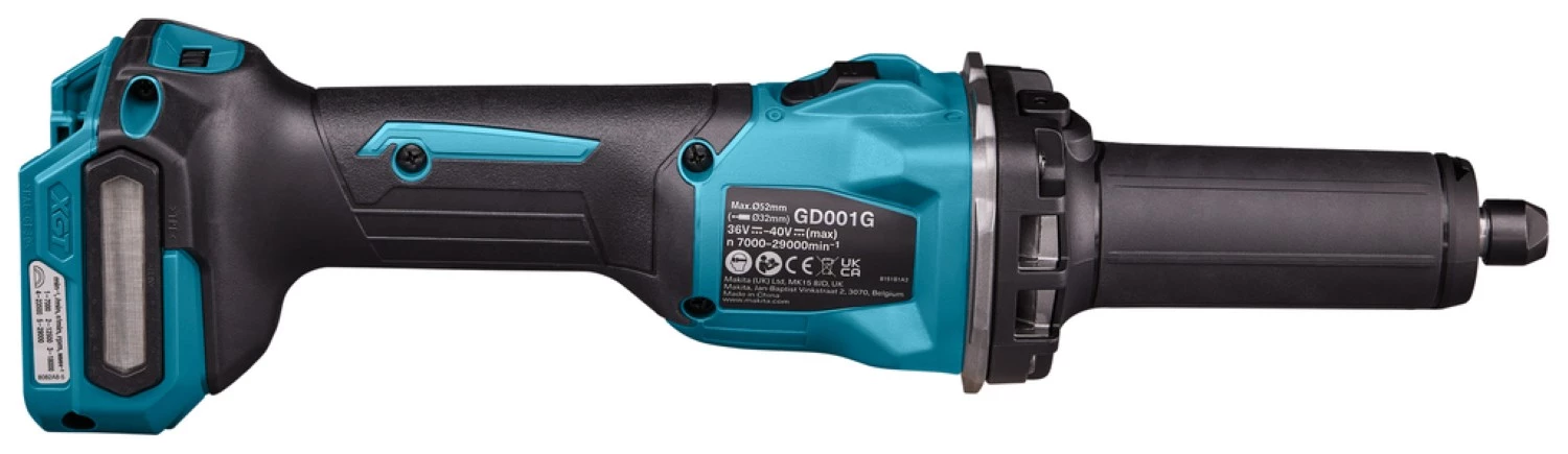 Makita GD001GZ 40V XGT Li-ion accu rechte slijper body met vastzetschakelaar --image