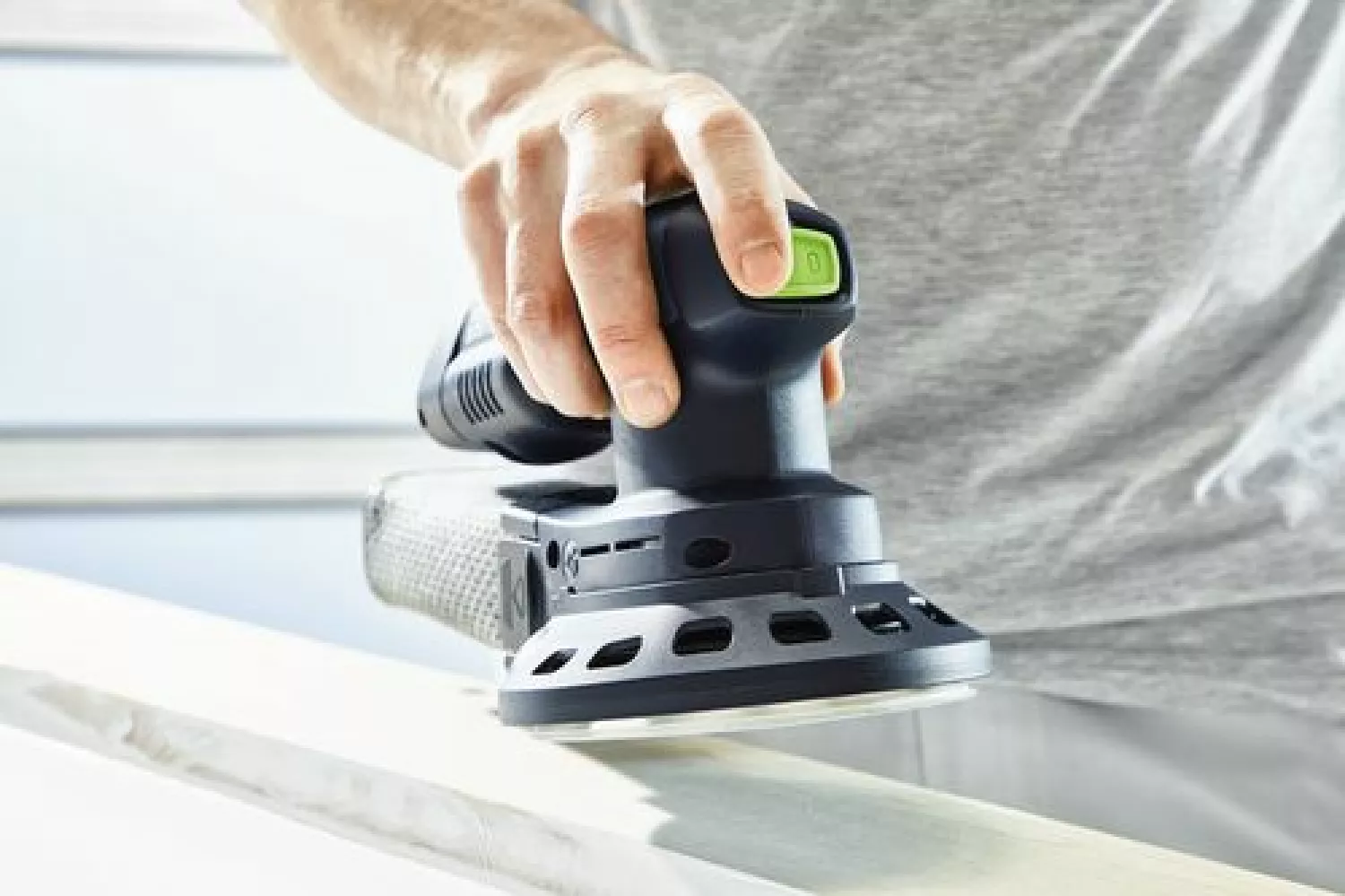 Festool ETSC 125-Basic ERGO 18V Li-Ion accu Excenterschuurmachine in systainer - met 3.1Ah accu