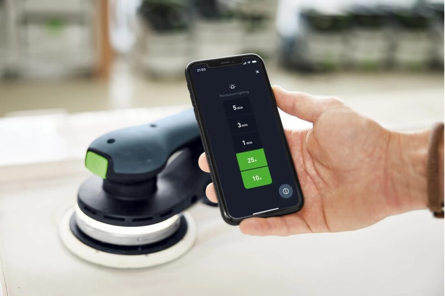 Festool ETSC 2 150 4 I-Plus 18V Accu Excenterschuurmachine set (2x 4Ah) in systainer - 150mm-image