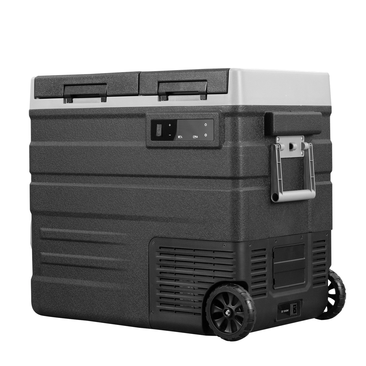 Steamy-E SECUD65 Glacière électrique à compresseur à double zone sur roulettes - 57 L-image