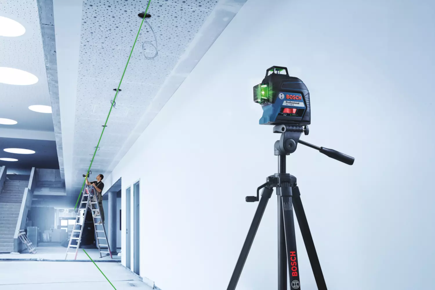 Bosch GLL 3-80 G Kruislijnlaser in koffer - 30 - 120 m-image