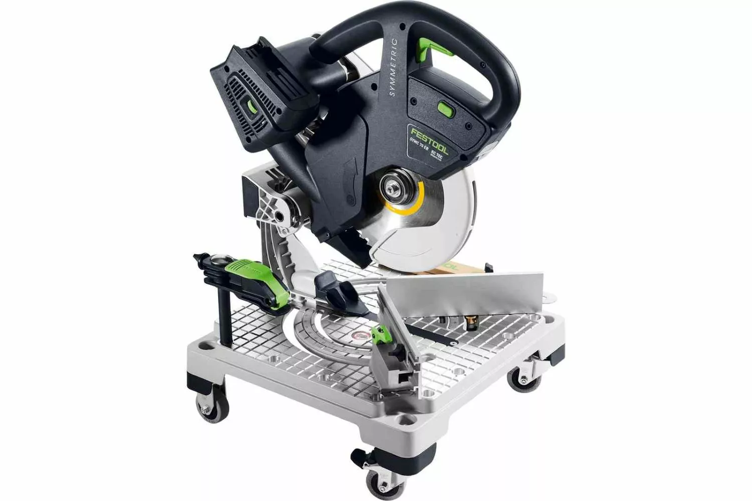 Festool SYMC 70 4,0 EBI-Plus SYMMETRIC 2x18V Accu-plintenzaag set (2x 4.0Ah accu)-image