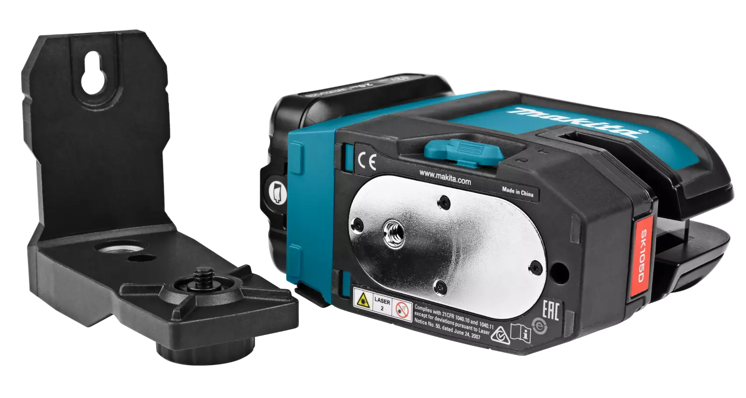 Makita SK105DZ 10,8V Li-Ion accu kruislijnlaser body in tas - zelfnivellerend - rood - 25m-image