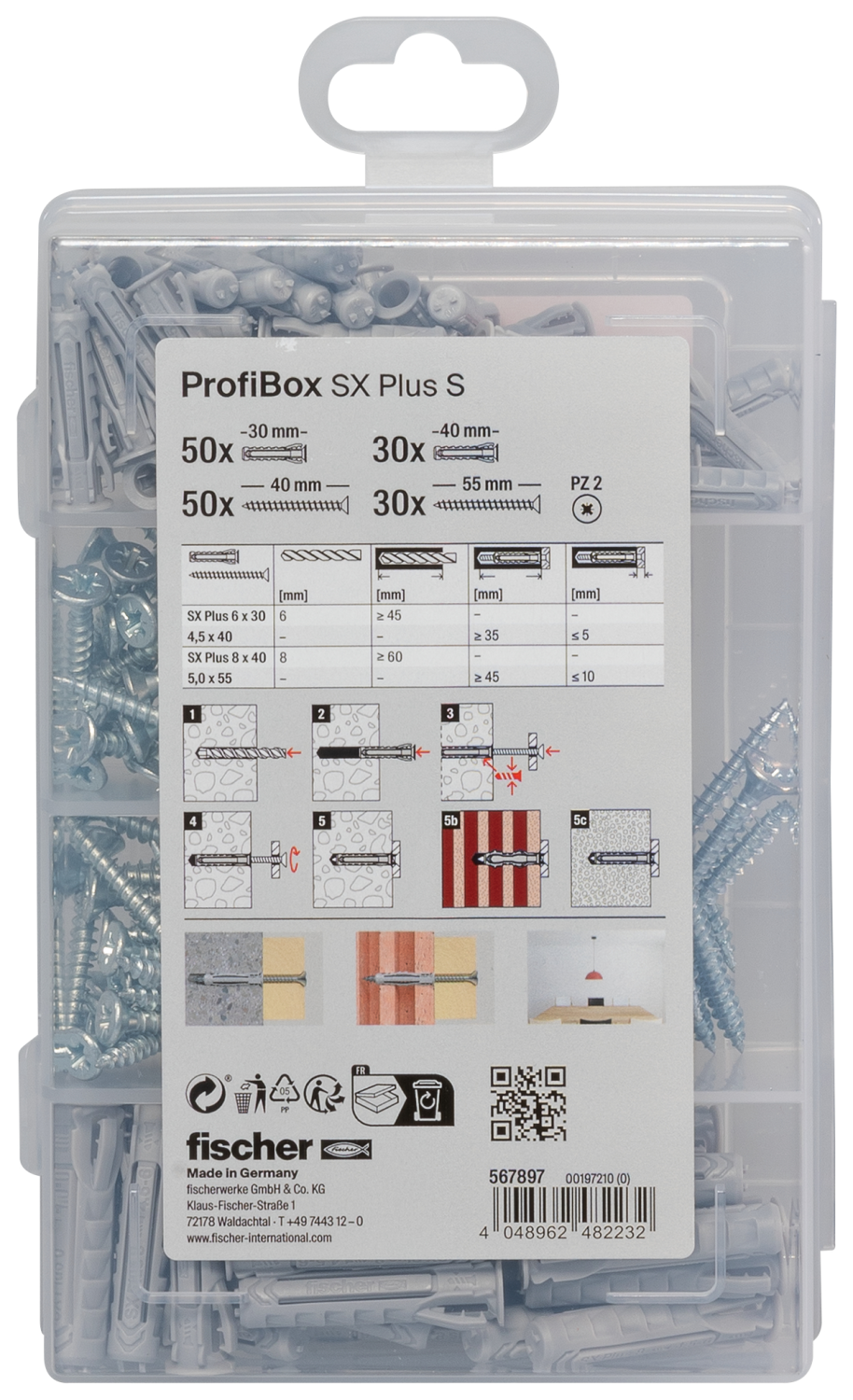 Fischer ProfiBox bouchon SX Plus - 6 et 8 S avec vis-image