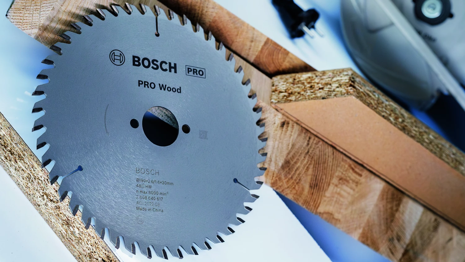 Bosch 2608640732 - Lame de Scie Circulaire Optiline Wood, 160 x 20/16 x 2,6 mm, 48D-image
