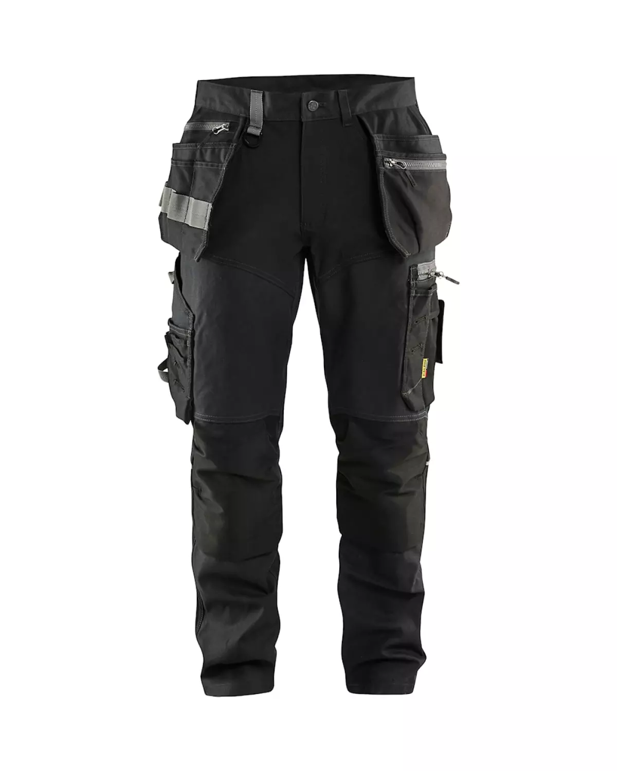 Blåkläder 159918609900 Pantalon de travail avec empiècements en stretch et poches en denim - noir -C48-image