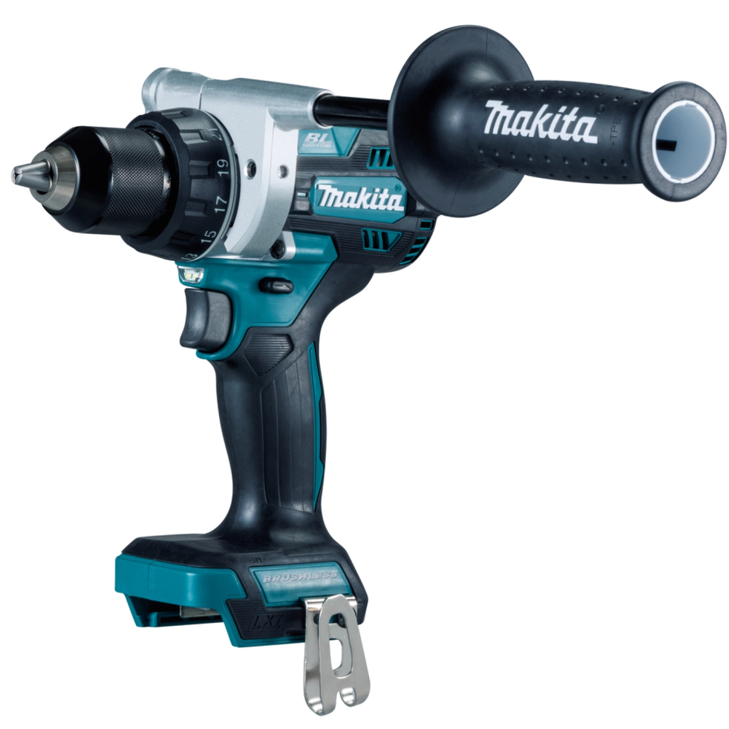 MAKITA DLX2418TJ Pack 2 outils sans-fil - 18V Li-ion - Perceuse-visseuse à percussion (DHP486) et Visseuse à percussion (DTD153) - 3 batteries 5,0 ah) Mbox-image