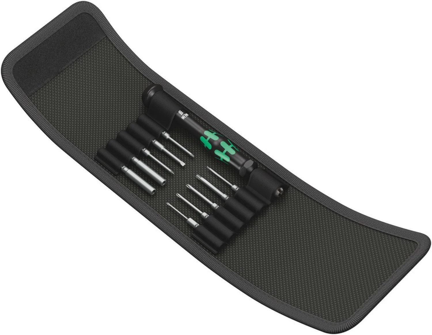 Wera 05073676001 11 pièces Kraftform Kompakt Micro 11 Electronics 1 jeu de tournevis dans un étui-image