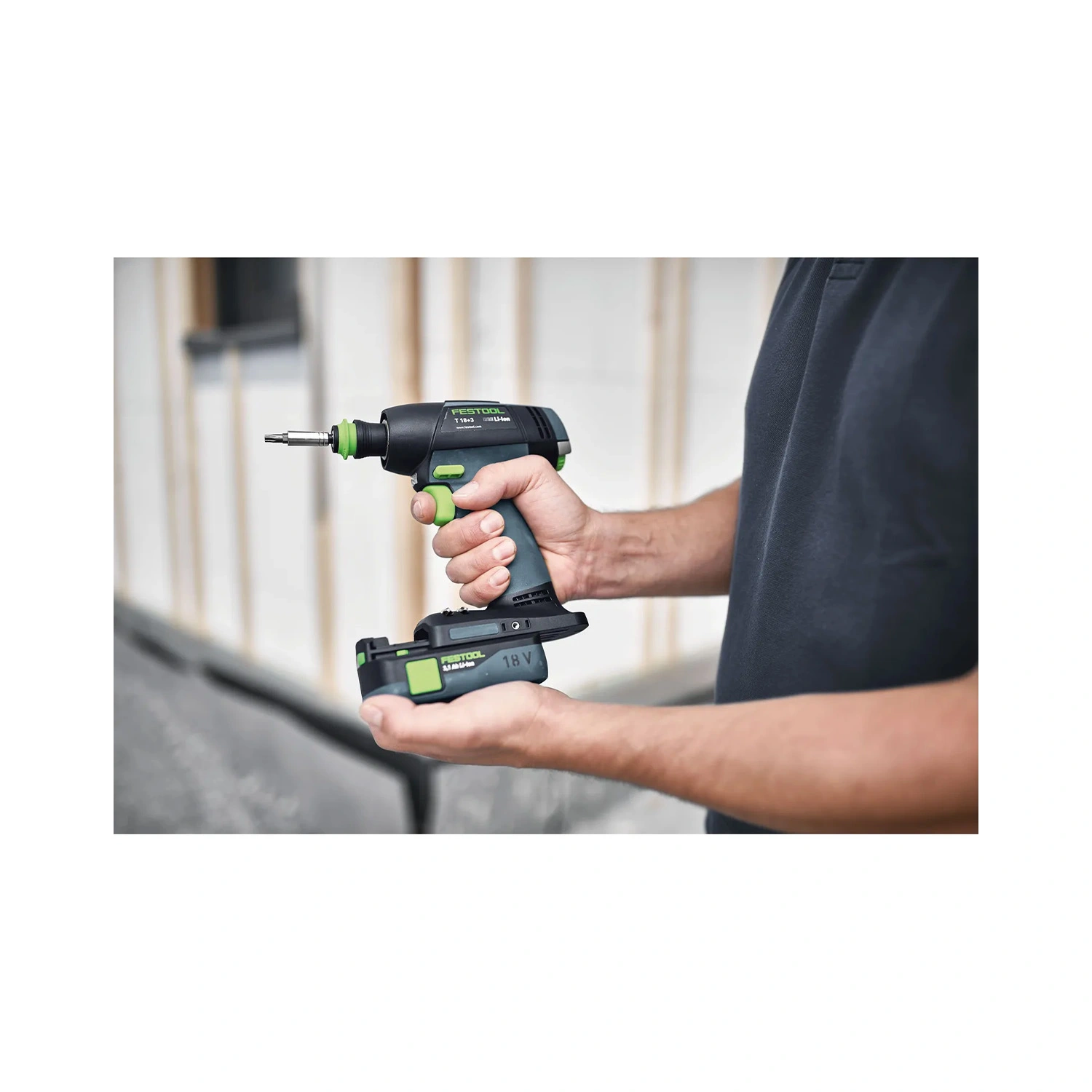 Festool TID 18 Basic-Set T18 18V accu slagschroevendraaier (TID 18) en accu schroefboormachine (T18+3) combiset in systainer