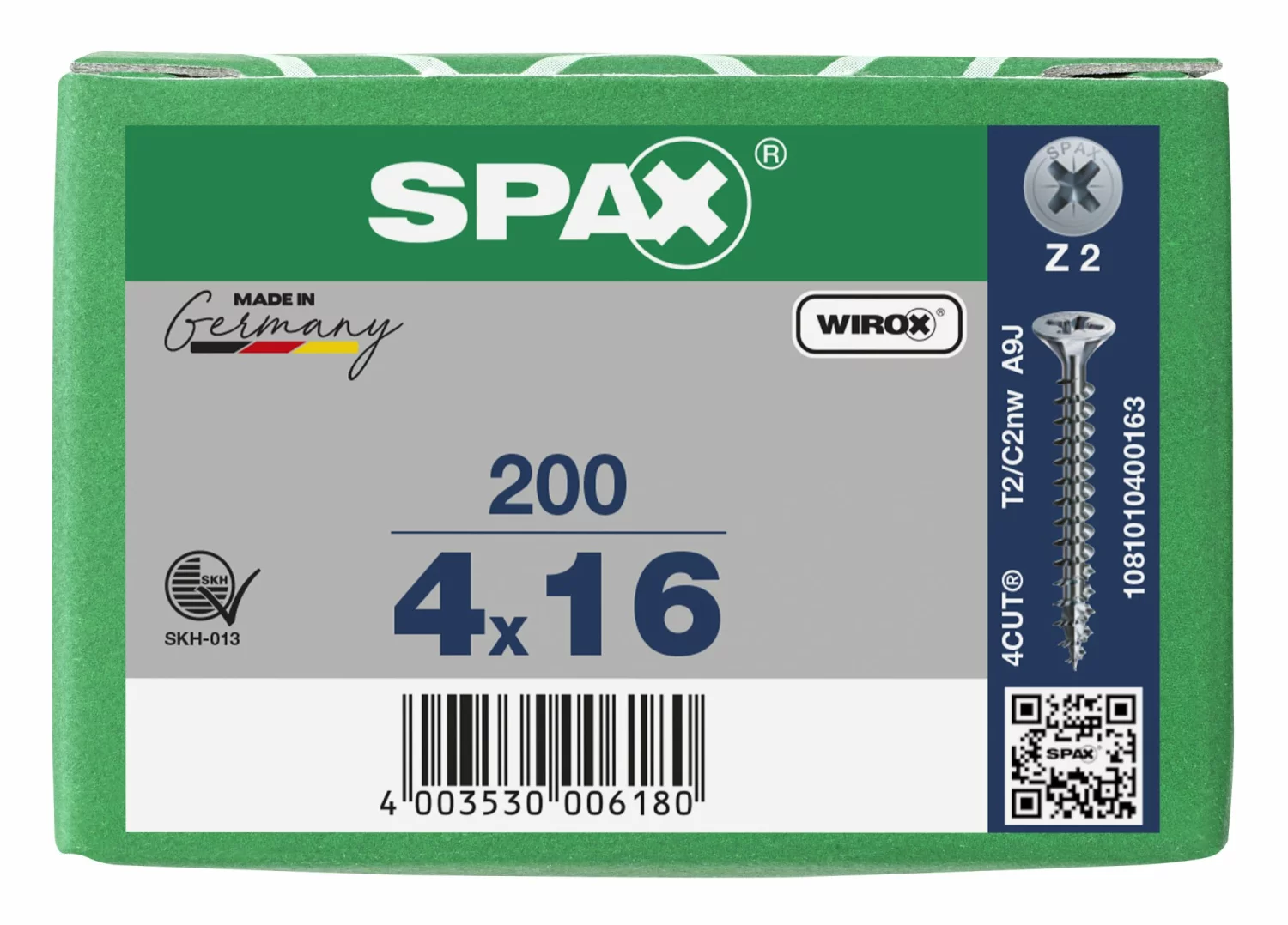 SPAX Universele schroeven verzonken kop - voldraad - Z2 - 4.0x16 mm (200st)-image