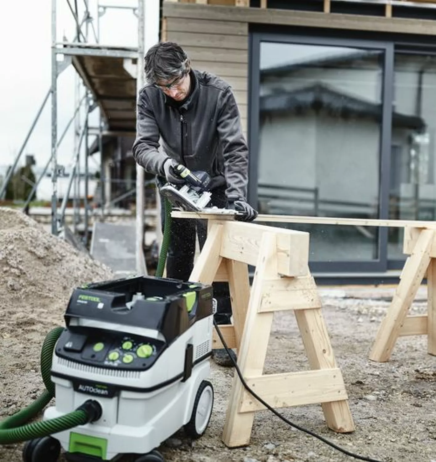 Festool CTM 26 E AC Bouwstofzuiger - 1200W - Klasse M - 26L-image