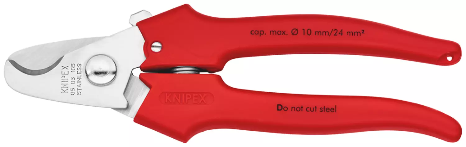 Knipex 95 05 165 - Coupe-câbles poignées gainées en plastique par extrusion-image