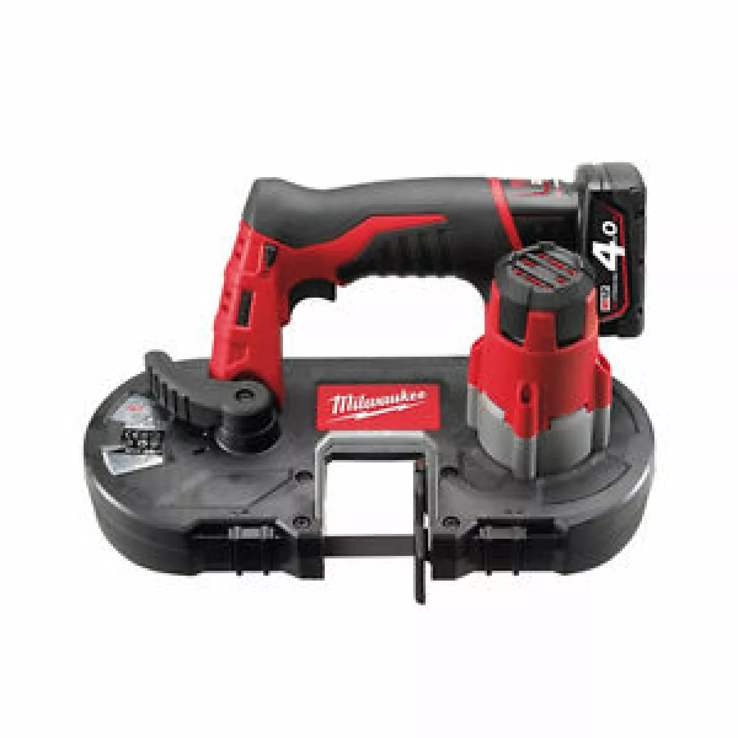 Milwaukee M12 BS-402C 12V Li-Ion Accu bandzaagmachine set (2x 4.0Ah accu) in koffer - 687mm-image