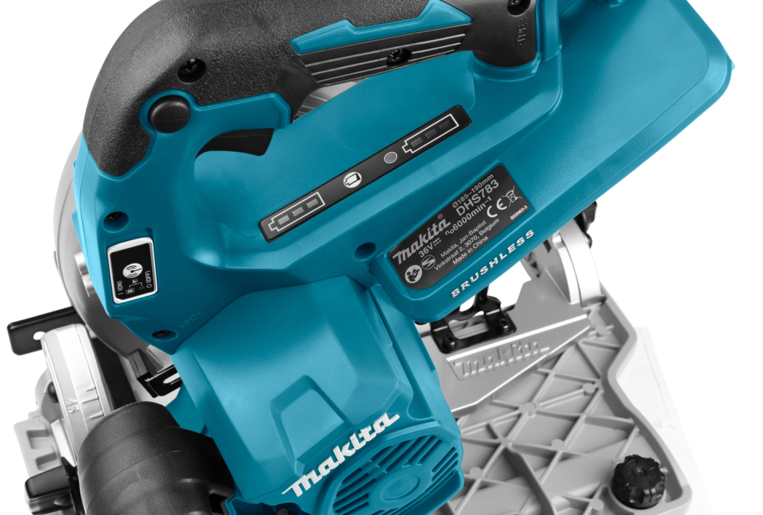 Makita DHS783ZJU Scie circulaire sans-fil - 2 x 18V Li-ion - 190 mm - Machine seule-image