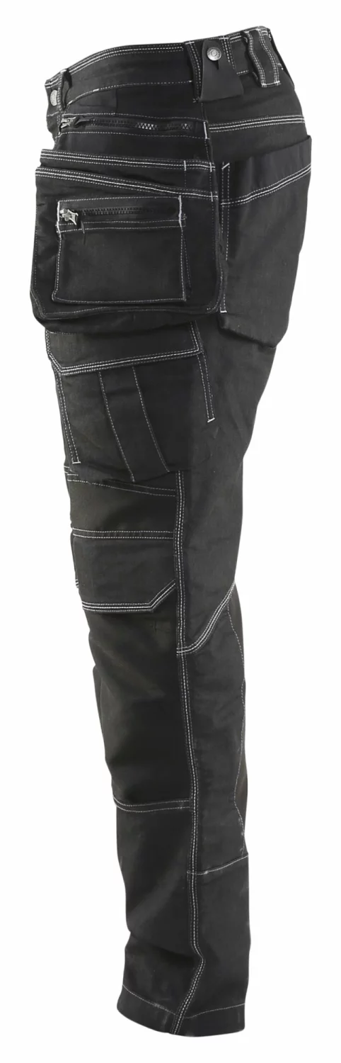 Blåkläder X1900 Pantalon de travail Denim Stretch 1990 - noir - taille 52 (L)-image