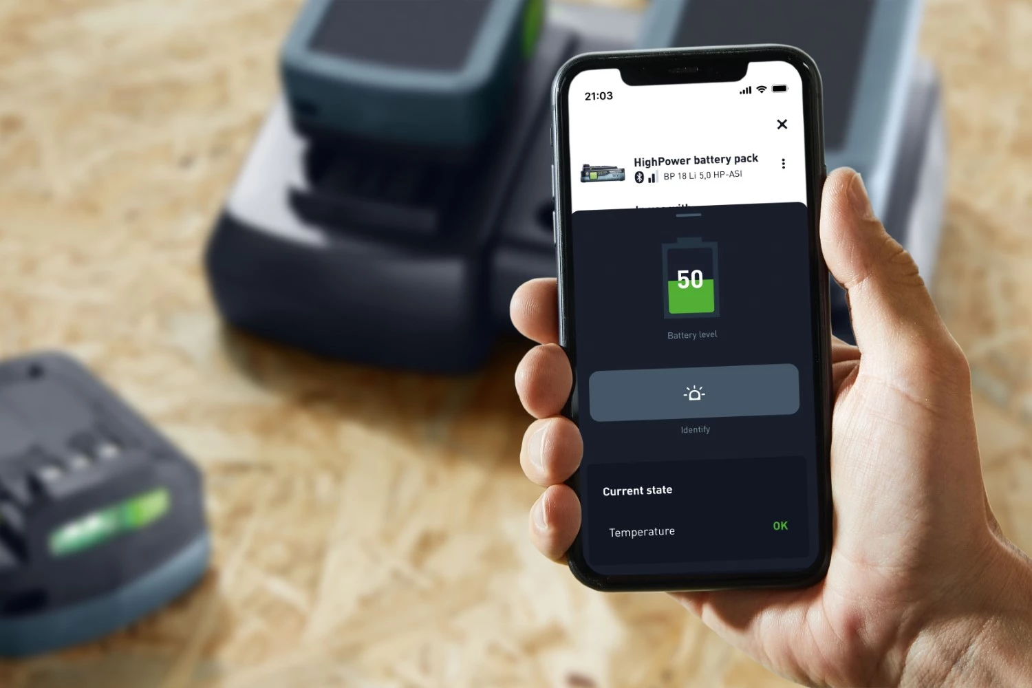 Festool BP 18 Li 5,0 HP-ASI HighPower-batterie - 18V - 5.0Ah-image