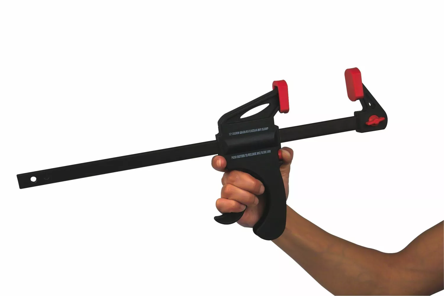 Brüder Mannesmann 90304 Jeu de 4 pinces à colle rapide - 150/300mm-image