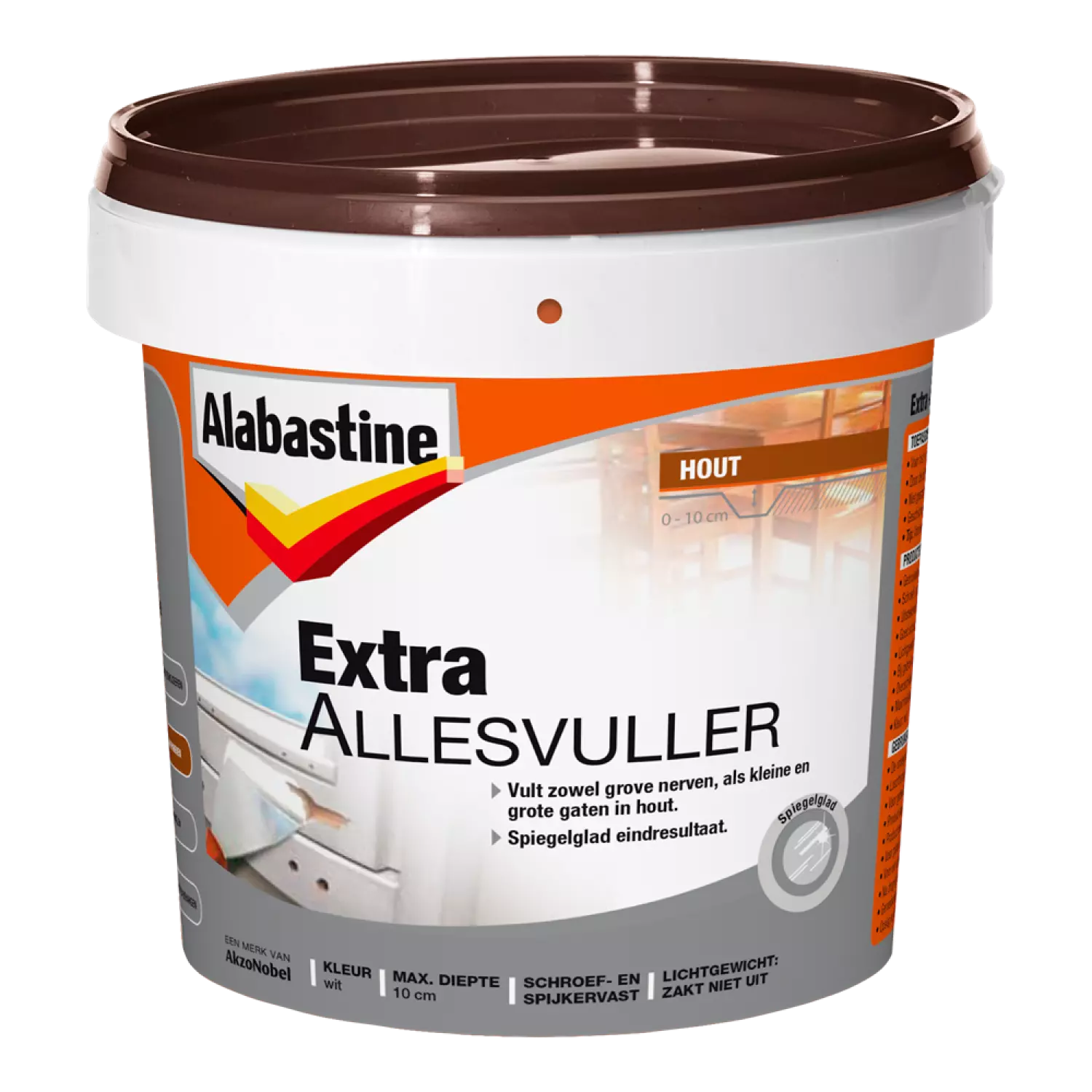 Alabastine Extra Allesvuller Hout - Pasta - Wit - 500ml-image