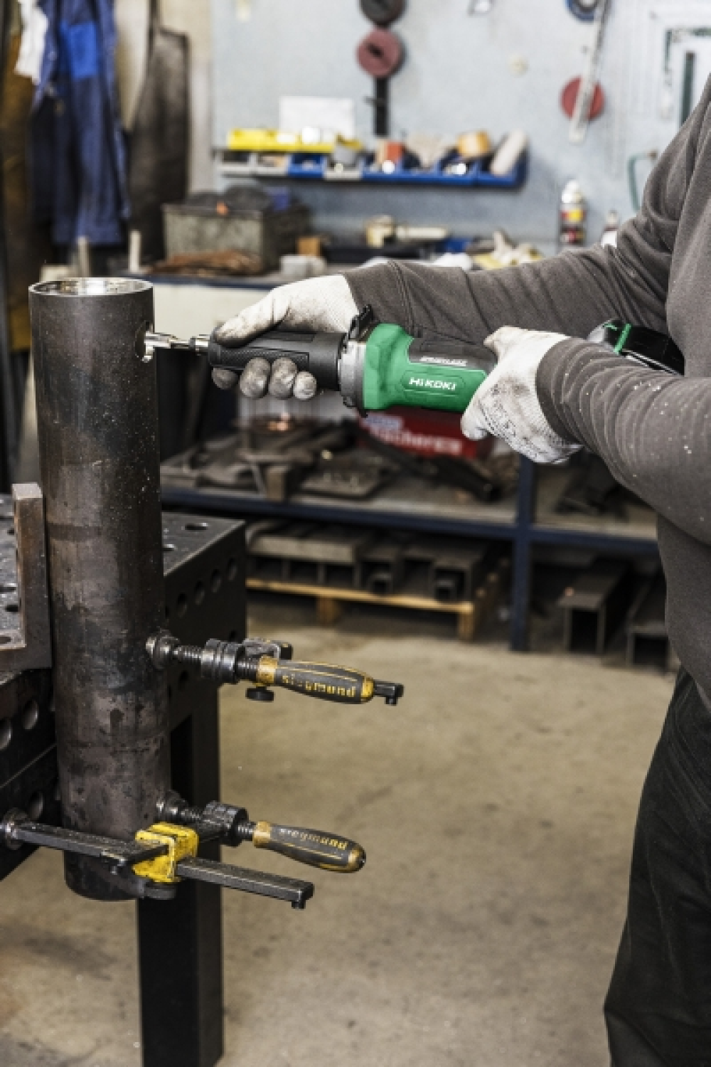 HiKOKI GP18DBW5Z 18V Li-Ion accu slijpmachine body in koffer - 50mm-image