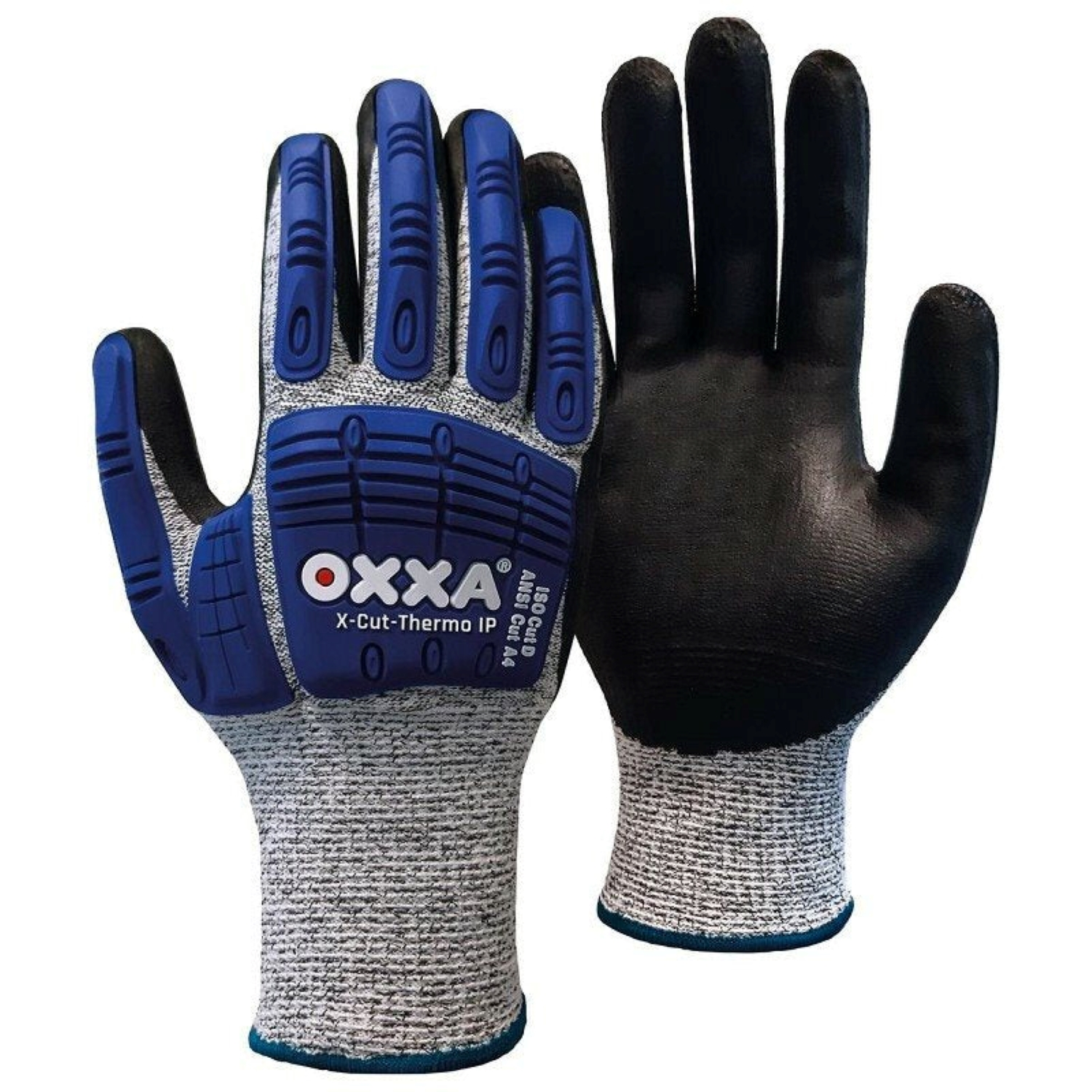 Oxxa 51-805 X-Cut-Thermo IP - Zwart/Blauw/Grijs - 9/L-image