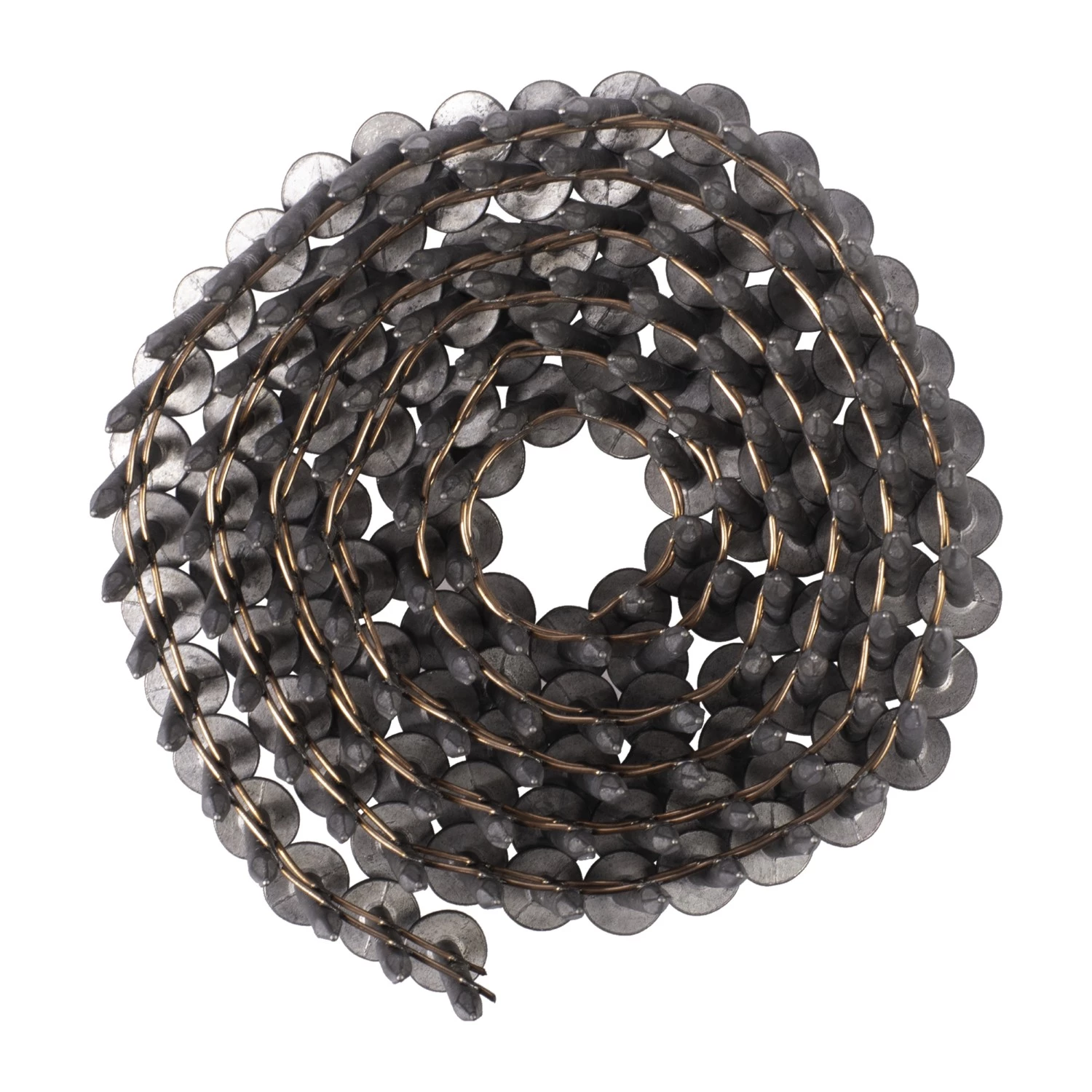 Milwaukee 4932499326 Clous en rouleau - Tige lisse - galvanisés à chaud 15° Tête ronde - 3,05 x 32 mm - 2160 pièces.-image