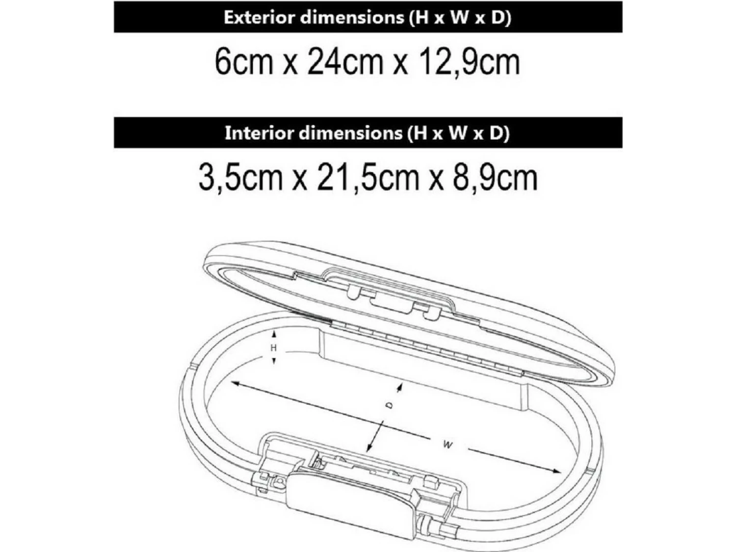 Master Lock 5900EURD Safe Space Reiskluis met kabel 50 cm - Cijfercodeslot - Zwart