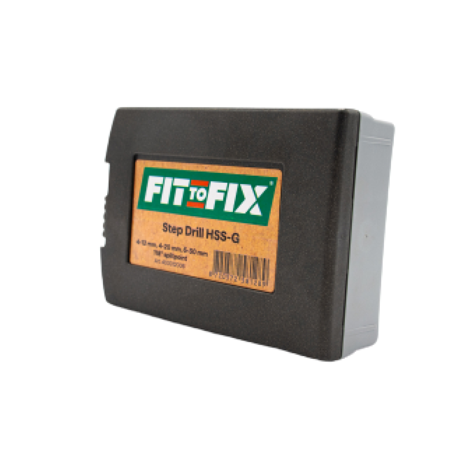 Fit-to-Fix 4000120006 Jeu de forets étagés - universel - 3 pièces - HSS-G rectifié - plastique - 4-12 / 4-20 / 6-30 mm