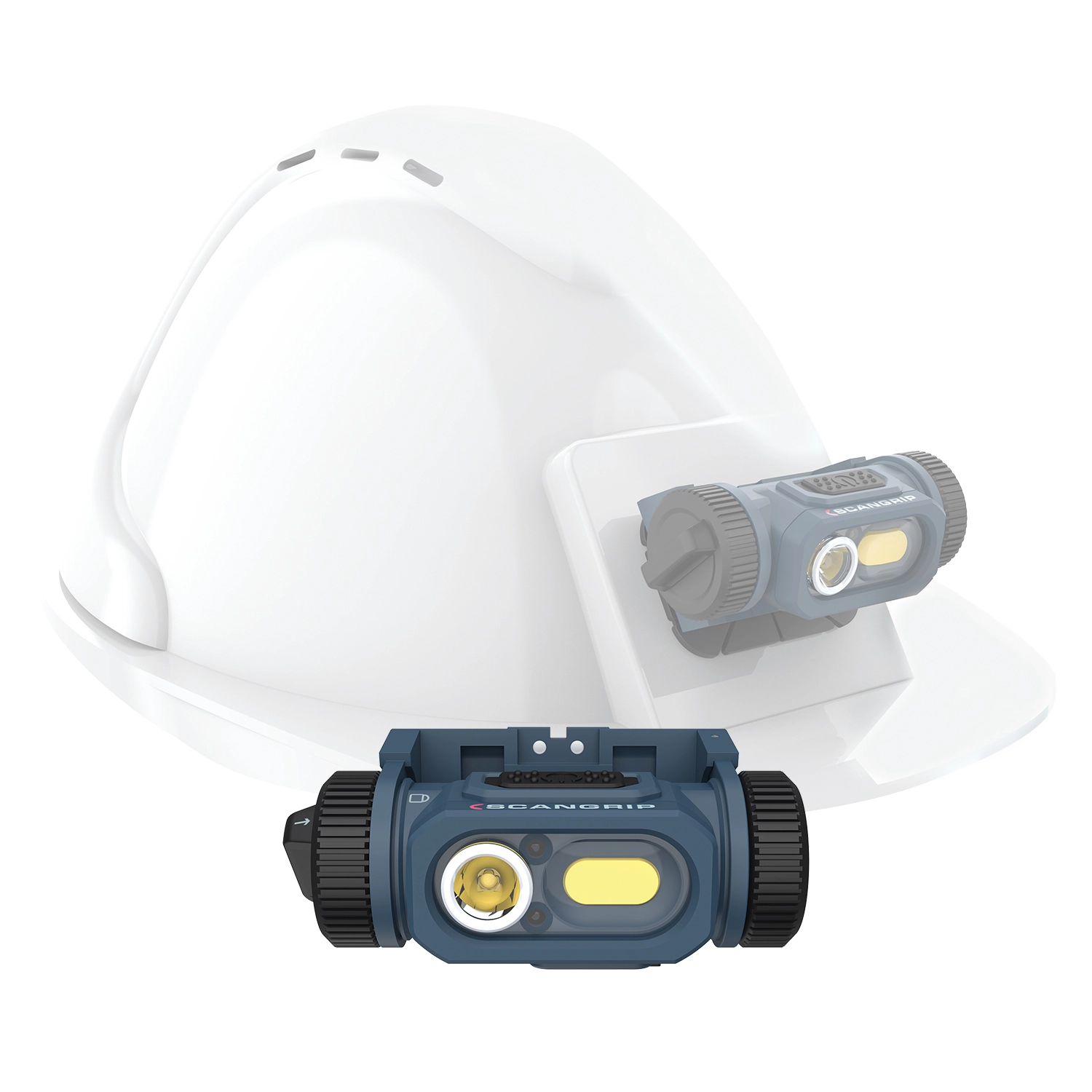 Scangrip Horizon Lampe de travail LED avec capteur pour casques de chantier-image