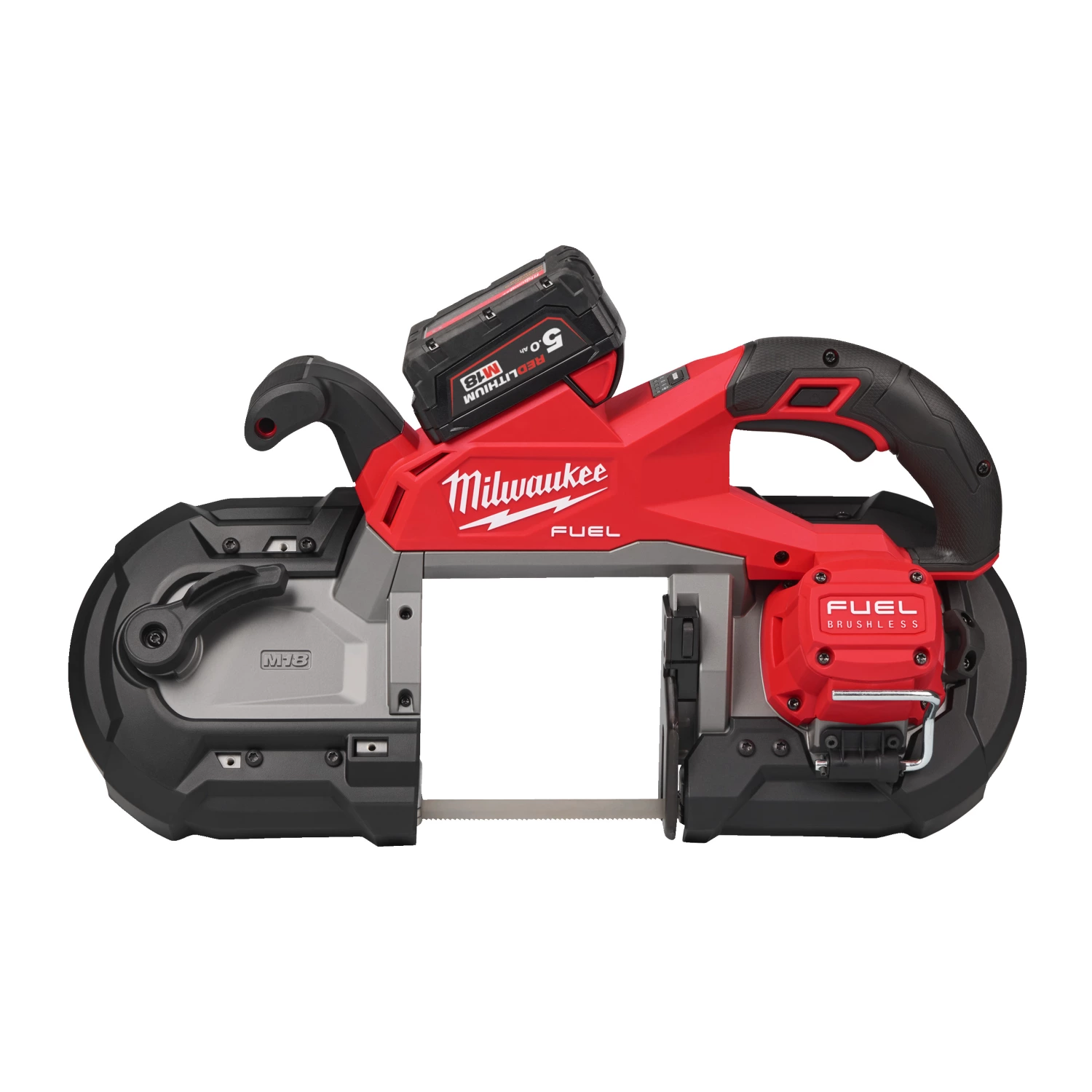 Milwaukee M18 FBS127-502C Kit scie à ruban sans fil 18 V Li-ion (2 batteries 5,0 Ah) dans un coffret-image