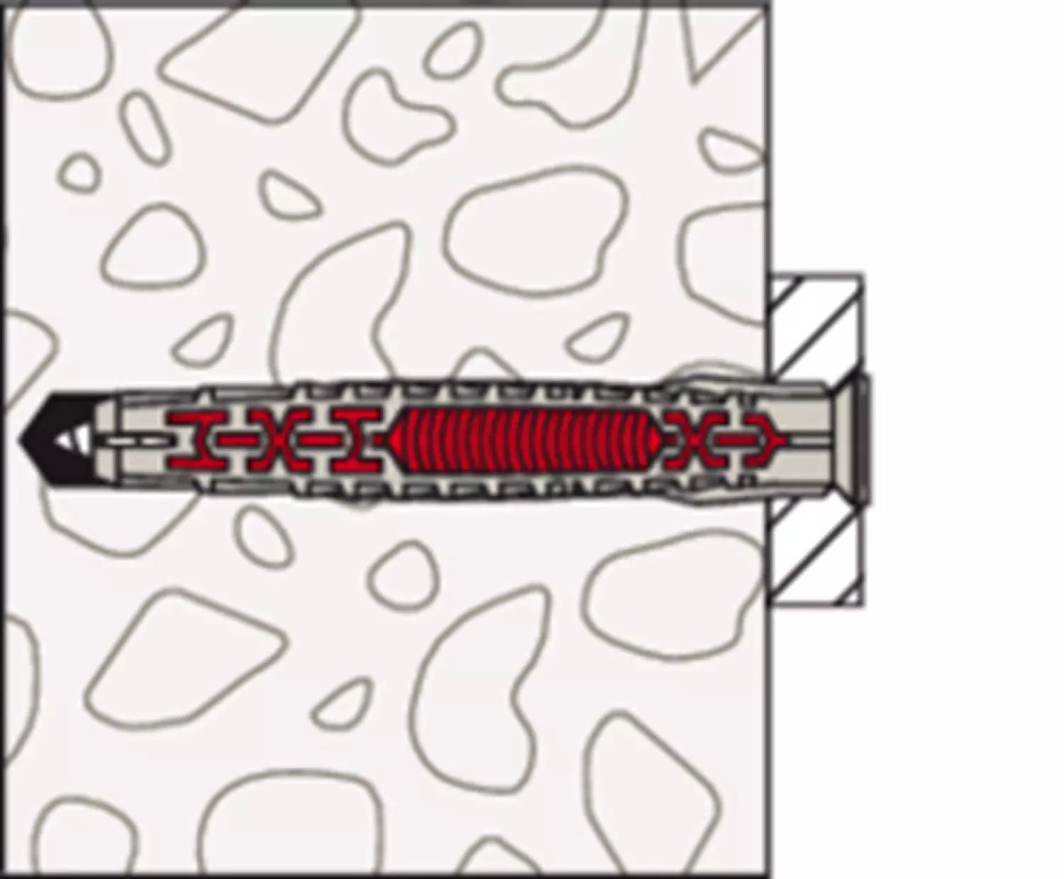 Fischer 562162 Constructieplug DuoXpand - 10 x 230 T - TX40 - verzonken schroef (50st)-image