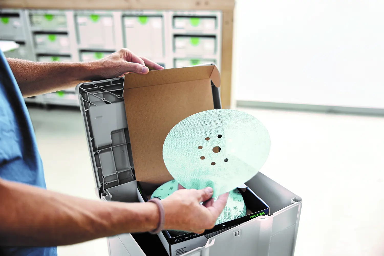 Festool 579369 Granat Net D225 GR NET HSK-A SYS-P Systainer pour matériel de ponçage